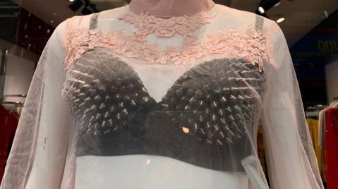 bra with spikes
